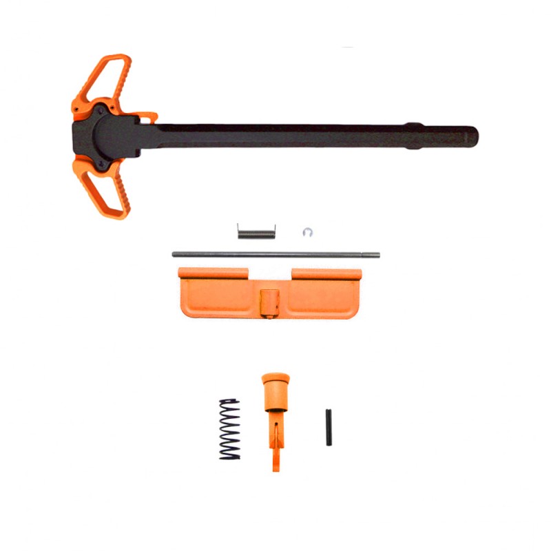 CERAKOTE HUNTER ORANGE| Accent Bundle Upgraded Ambidextrous Charging Handle