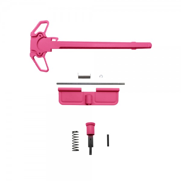 CERAKOTE PINK| Accent Bundle Upgraded Ambidextrous Charging Handle 