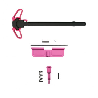 CERAKOTE PINK| Accent Bundle Upgraded Ambidextrous Charging Handle 