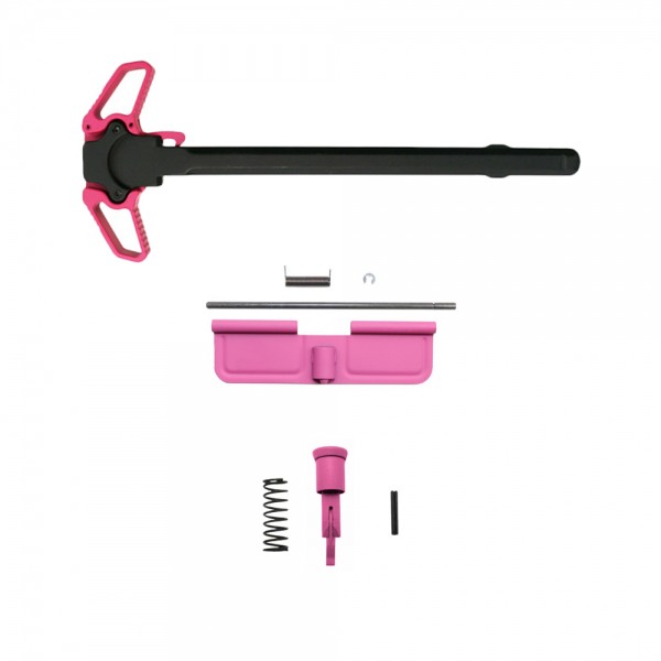 CERAKOTE PINK| Accent Bundle Upgraded Ambidextrous Charging Handle 