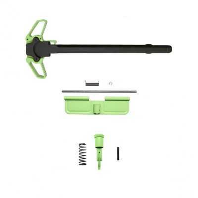 CERAKOTE ZOMBIE GREEN| Accent Bundle Upgraded Ambidextrous Charging Handle