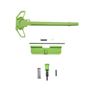 CERAKOTE ZOMBIE GREEN| Accent Bundle Upgraded Ambidextrous Charging Handle