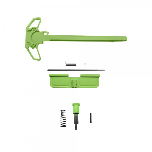 CERAKOTE ZOMBIE GREEN| Accent Bundle Upgraded Ambidextrous Charging Handle