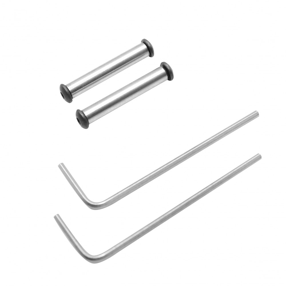 AR Platform Anti-Walk Pins - Stainless Steel Rod With Black Oxide Screws 