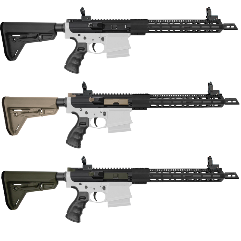 AR-10 / LR-308 16'' Parkerized Barrel With 15" M-Lok Handguard| ''ITZAMNA'' Carbine Kit