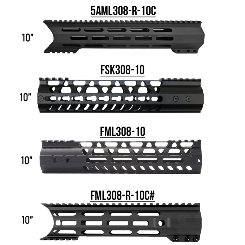 AR-10 / LR-308 13.5'' Barrel W/ 10" Handguard Option | ''ORDINANCE'' Pistol Kit