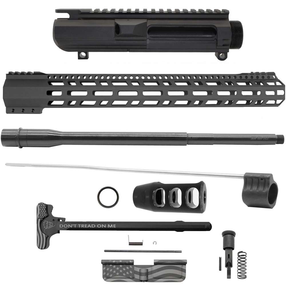 AR-10 / LR-308 20'' Barrel W/ 18" M-Lok Handguard| ''Warden''  Carbine Kit