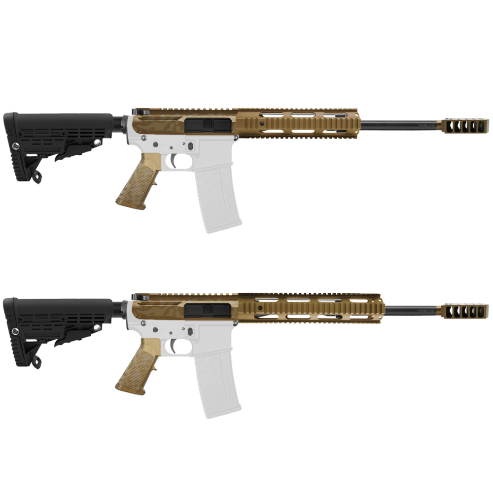 AR-15 .223/5.56 16" Barrel  W/ Handguard Size Option | ''BBR CAM-FAR'' Carbine Kit