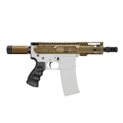 AR-15 .223/5.56 5" Barrel W/ 4'' Handguard | ''BBR CAM-FML4 MARK II'' Pistol Kit