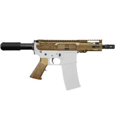 AR-15 .223/5.56 5" Barrel  W/ 4'' Handguard | ''BBR CAM-FML4'' Pistol Kit