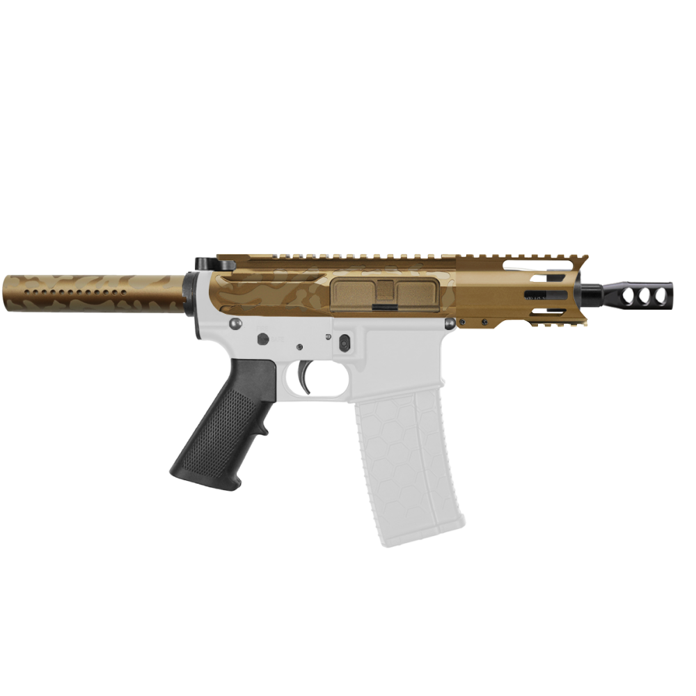 AR-15 .223/5.56 5" Barrel W/ 4'' Handguard | ''BBR CAM-FMLR4C MARK II'' Pistol Kit AR-15 .223/5.56 5" Barrel W/ 4'' Handguard | ''BBR CAM-FMLR4C MARK II'' Pistol Kit