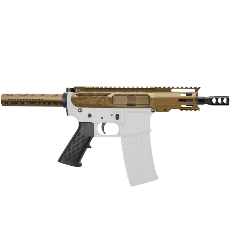 AR-15 .223/5.56 5" Barrel W/ 4'' Handguard | ''BBR CAM-FMLR4C MARK II'' Pistol Kit AR-15 .223/5.56 5" Barrel W/ 4'' Handguard | ''BBR CAM-FMLR4C MARK II'' Pistol Kit