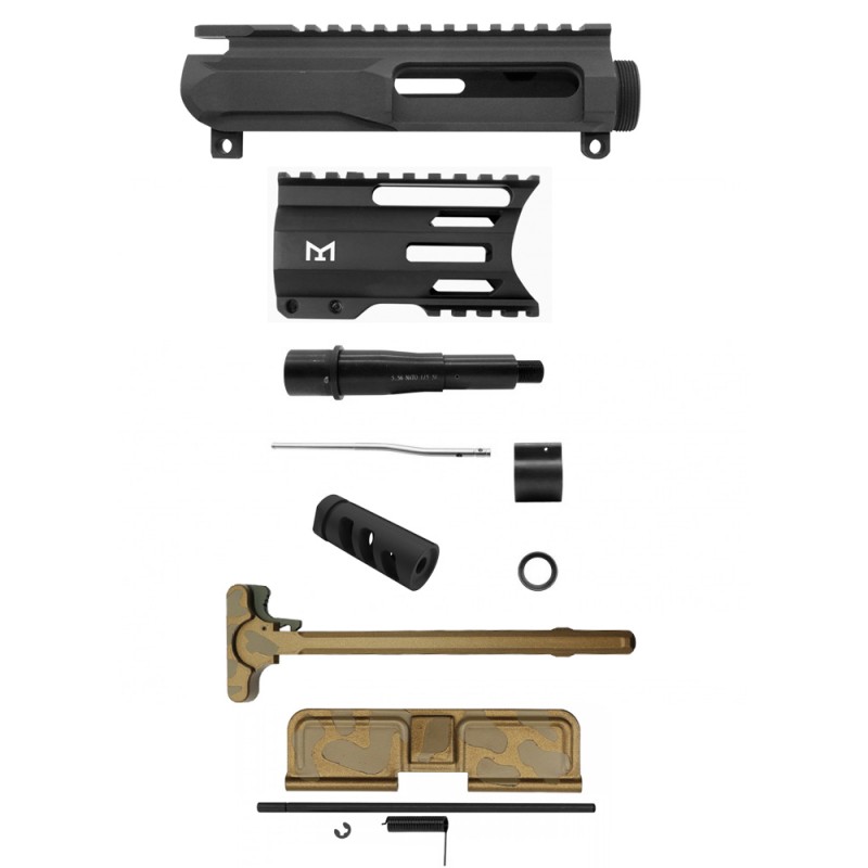 AR-15 .223/5.56 5" Barrel W/ 4'' Handguard | ''BBR CAM-FMLR4C'' Pistol Kit