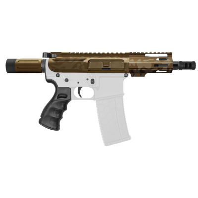 AR-15 .223/5.56 5" Barrel W/ 4'' Handguard | ''BBR CAM-FMLUS4 V2'' Pistol Kit