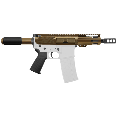 AR-15 .223/5.56 5" Barrel W/ 4'' Handguard | ''BBR CAM-FMLUS4 V4''  Pistol Kit