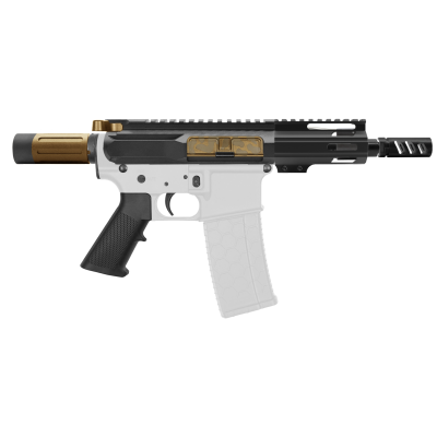 AR-15 .223/5.56 5" Barrel W/ 4'' Handguard | ''BBR CAM-FMLUS4'' Pistol Kit