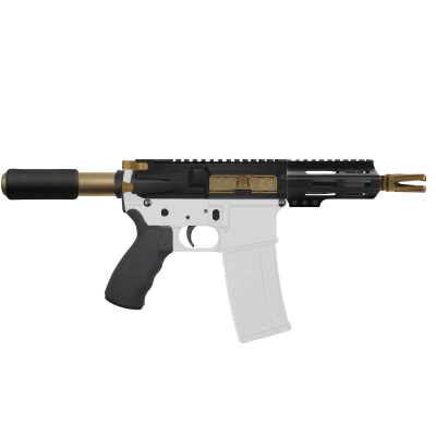 AR-15 .223/5.56 5" Barrel  W/ 4'' Handguard | ''BBR CAM-FMLUS4D'' Pistol Kit