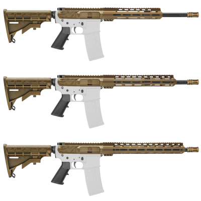 AR-15 .223/5.56 16" Barrel  W/ Handguard Size Option | ''BBR CAM-FMLUSD'' Carbine Kit
