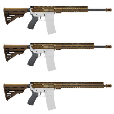 AR-15 .223/5.56 16" Barrel W/ Handguard Size Option | ''BBR CAM-FSSM'' Carbine Kit