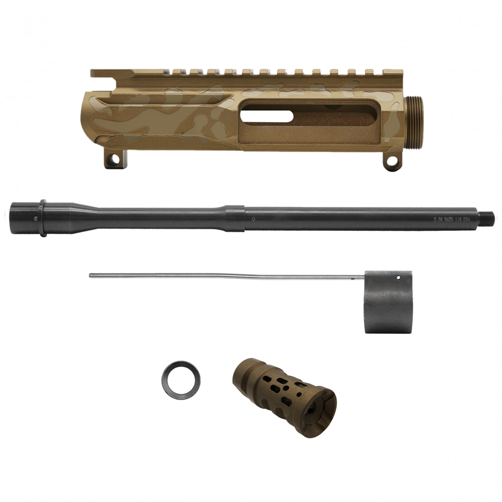 AR-15 .223/5.56 16" Barrel W/ Handguard Size Option | ''BBR CAM-FSSM'' Carbine Kit