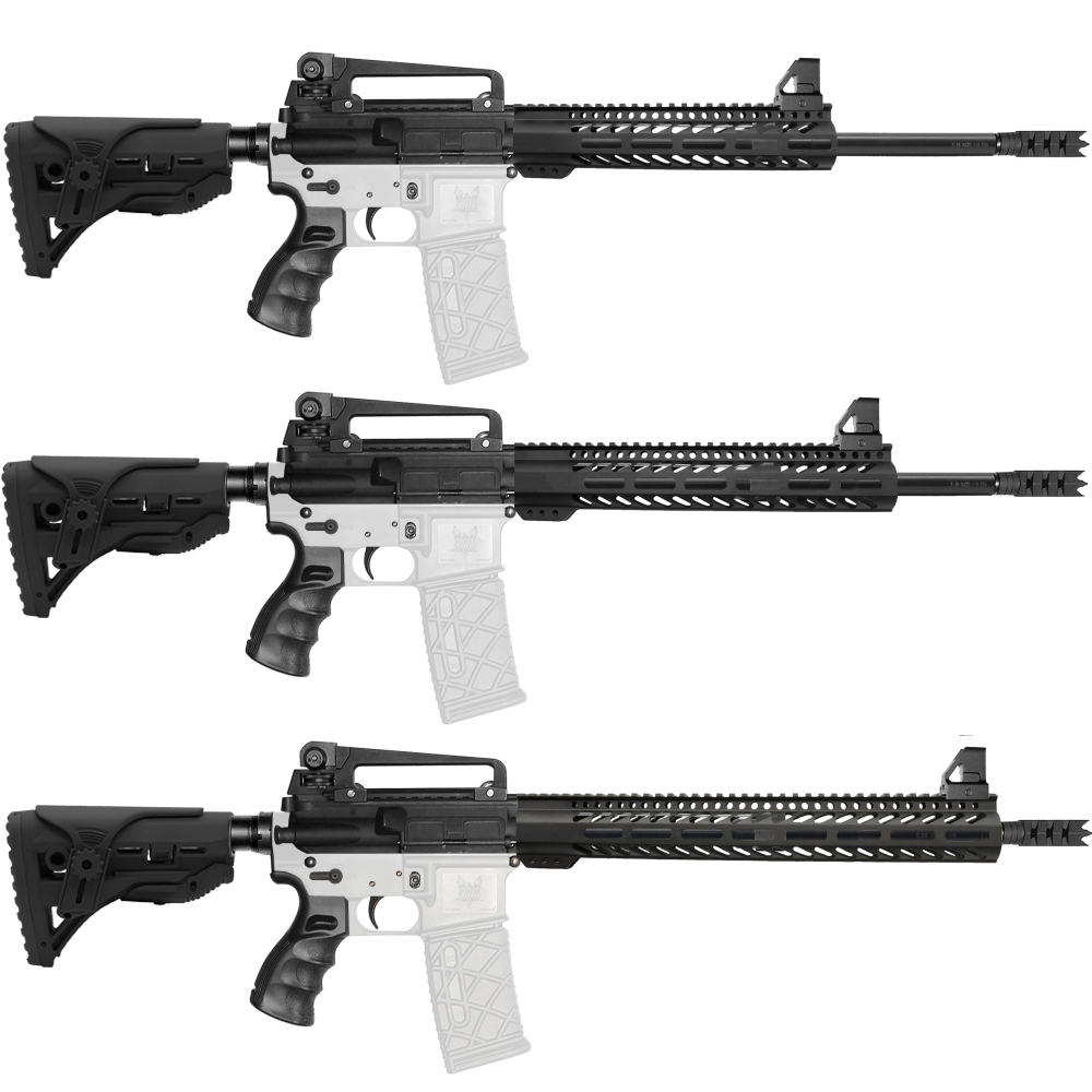 AR-15 .223/5.56 16" Barrel W/ 10'' 12'' 15" Handguard option |''BLACK MARK II'' Carbine Kit