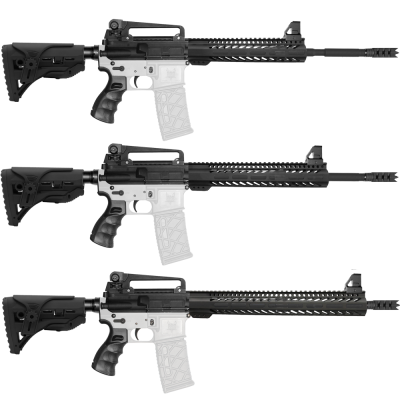 AR-15 .223/5.56 16" Barrel W/ 10'' 12'' 15" Handguard option |''BLACK MARK II'' Carbine Kit