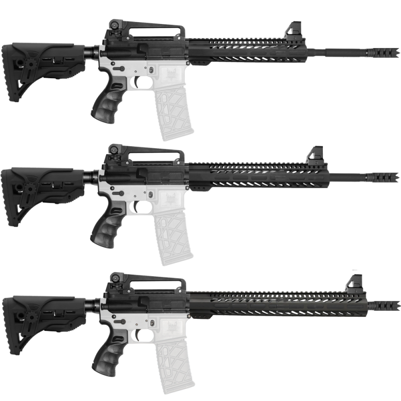 AR-15 .223/5.56 16" Barrel W/ 10'' 12'' 15" Handguard option |''BLACK MARK II'' Carbine Kit