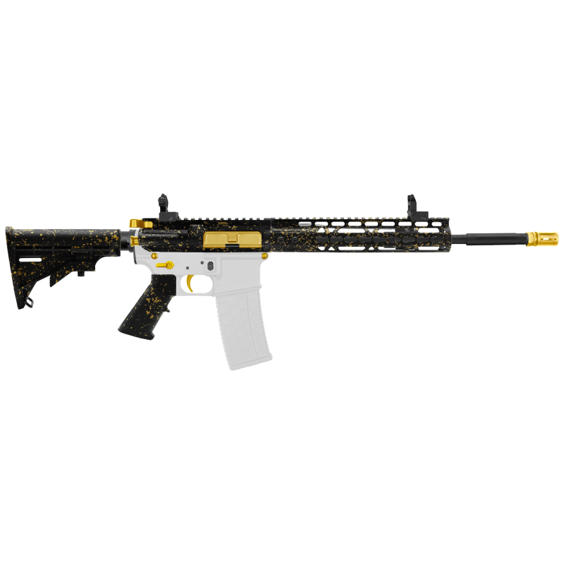 AR-15 .223/5.56 16" Barrel W/ 10'' Handguard | ''BLK-G-SPLATTER'' Carbine Kit