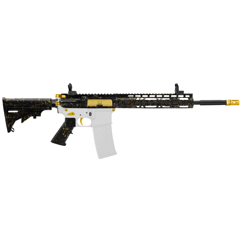 AR-15 .223/5.56 16" Barrel W/ 10'' Handguard | ''BLK-G-SPLATTER'' Carbine Kit AR-15 .223/5.56 16" Barrel W/ 10'' Handguard | ''BLK-G-SPLATTER'' Carbine Kit