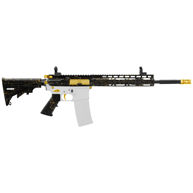AR-15 .223/5.56 16" Barrel W/ 10'' Handguard | ''BLK-G-SPLATTER'' Carbine Kit AR-15 .223/5.56 16" Barrel W/ 10'' Handguard | ''BLK-G-SPLATTER'' Carbine Kit