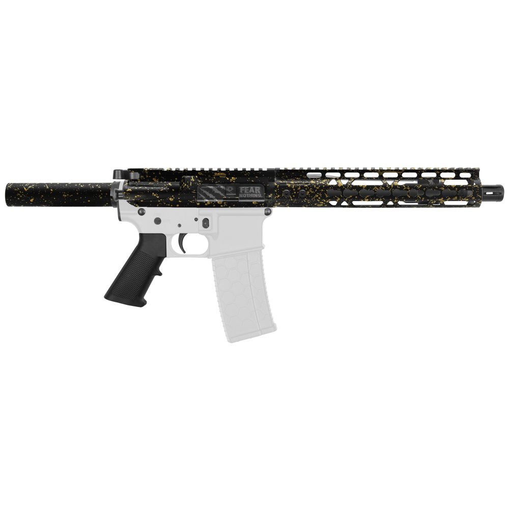 AR-15 .223/5.56 10.5" Barrel W/ 10'' Handguard | ''BLK-G-SPLATTER'' Pistol Kit AR-15 .223/5.56 10.5" Barrel W/ 10'' Handguard | ''BLK-G-SPLATTER'' Pistol Kit