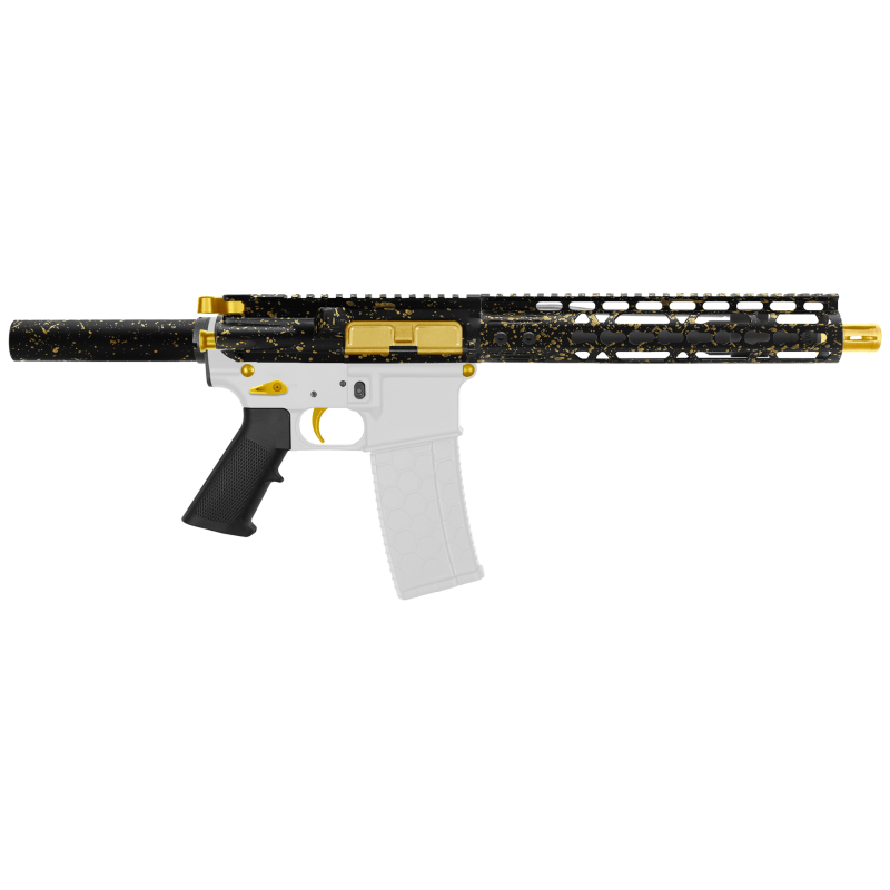 AR-15 .223/5.56 10.5" Barrel W/ 10'' Handguard | ''BLK-G-SPLATTER'' Pistol Kit AR-15 .223/5.56 10.5" Barrel W/ 10'' Handguard | ''BLK-G-SPLATTER'' Pistol Kit