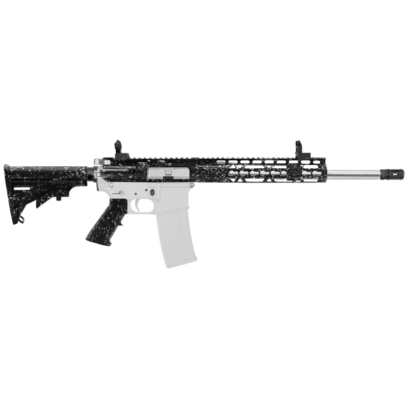AR-15 .223/5.56 16" Barrel W/ 10'' Handguard | ''BLK-S-SPLATTER'' Carbine Kit