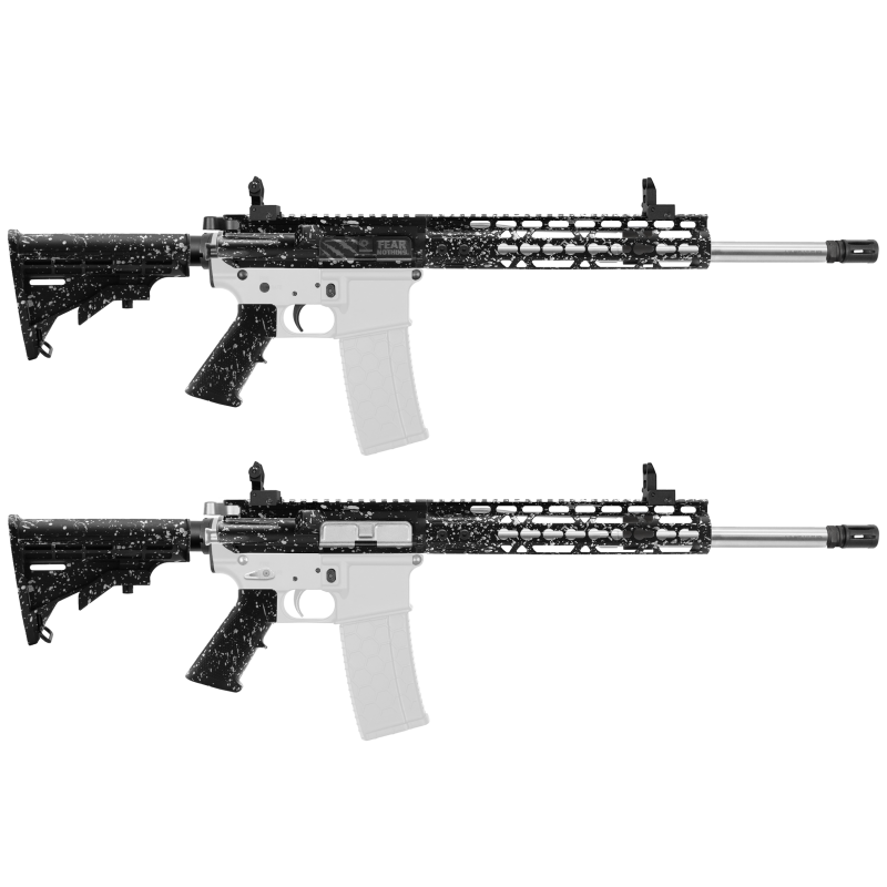 AR-15 .223/5.56 16" Barrel W/ 10'' Handguard | ''BLK-S-SPLATTER'' Carbine Kit AR-15 .223/5.56 16" Barrel W/ 10'' Handguard | ''BLK-S-SPLATTER'' Carbine Kit