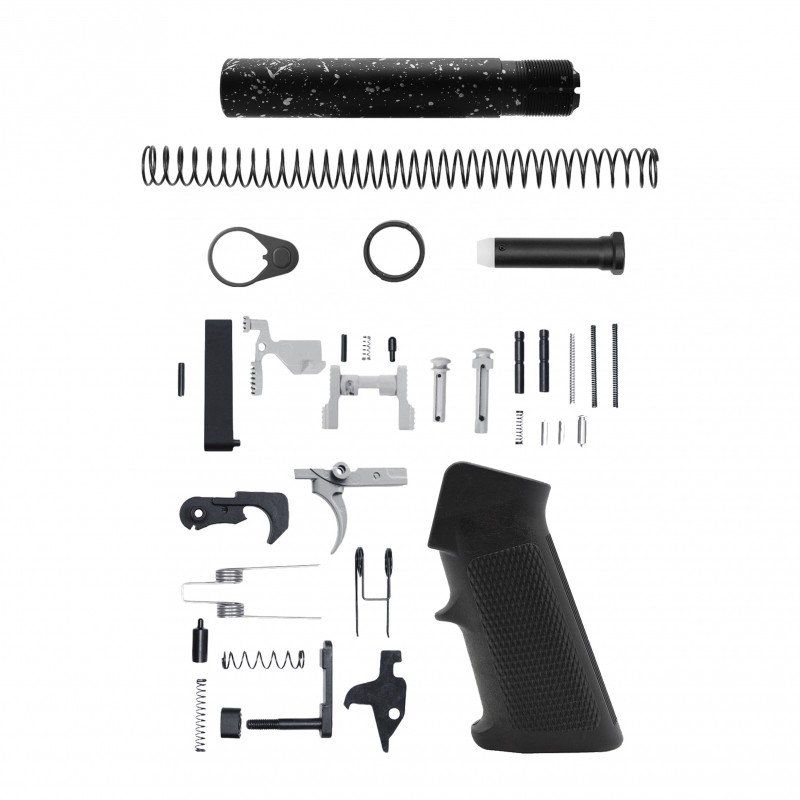 AR-15 .223/5.56 10.5" Barrel W/ 10'' Handguard | ''BLK-S-SPLATTER'' Pistol Kit AR-15 .223/5.56 10.5" Barrel W/ 10'' Handguard | ''BLK-S-SPLATTER'' Pistol Kit