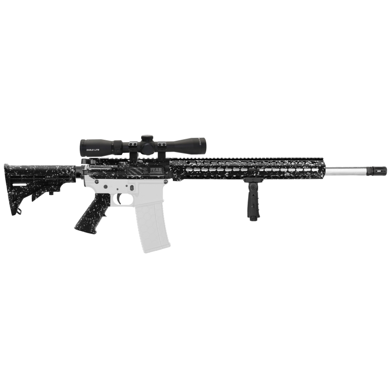 AR-15 .223 Wylde 18" Barrel W/ 16'' Handguard | ''BLK-S-SPLATTER-V2'' Carbine Kit AR-15 .223 Wylde 18" Barrel W/ 16'' Handguard | ''BLK-S-SPLATTER-V2'' Carbine Kit