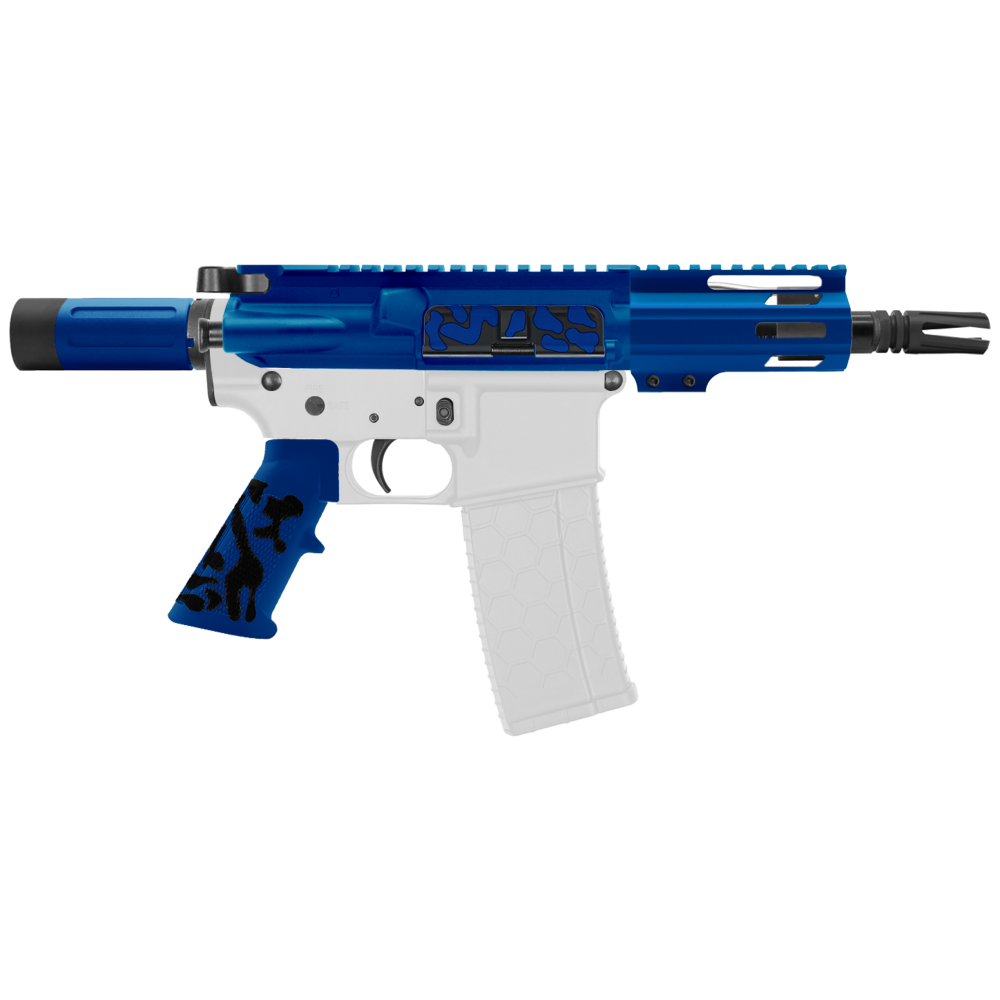 AR-15 .223/5.56 5" BARREL W/ 4'' HANDGUARD | ''BLU CAM-FMLUS4 V3'' PISTOL KIT AR-15 .223/5.56 5" BARREL W/ 4'' HANDGUARD | ''BLU CAM-FMLUS4 V3'' PISTOL KIT