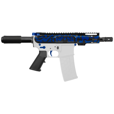 AR-15 .223/5.56 5" BARREL W/ 4'' HANDGUARD | ''BLU CAM-FMLUS4'' PISTOL KIT