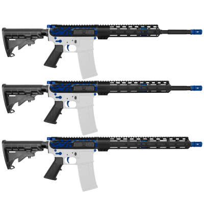 AR-15 .223/5.56 16" BARREL W/ HANDGUARD SIZE OPTION | ''BLU CAM-FMLUSD'' CARBINE KIT
