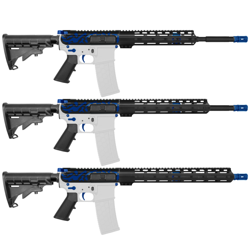 AR-15 .223/5.56 16" BARREL W/ HANDGUARD SIZE OPTION | ''BLU CAM-FMLUSD'' CARBINE KIT