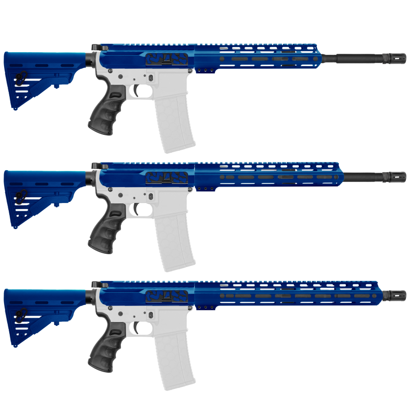 AR-15 .223/5.56 16" BARREL W/ HANDGUARD SIZE OPTION | ''BLU CAM-FMLUSD-V2'' CARBINE KIT
