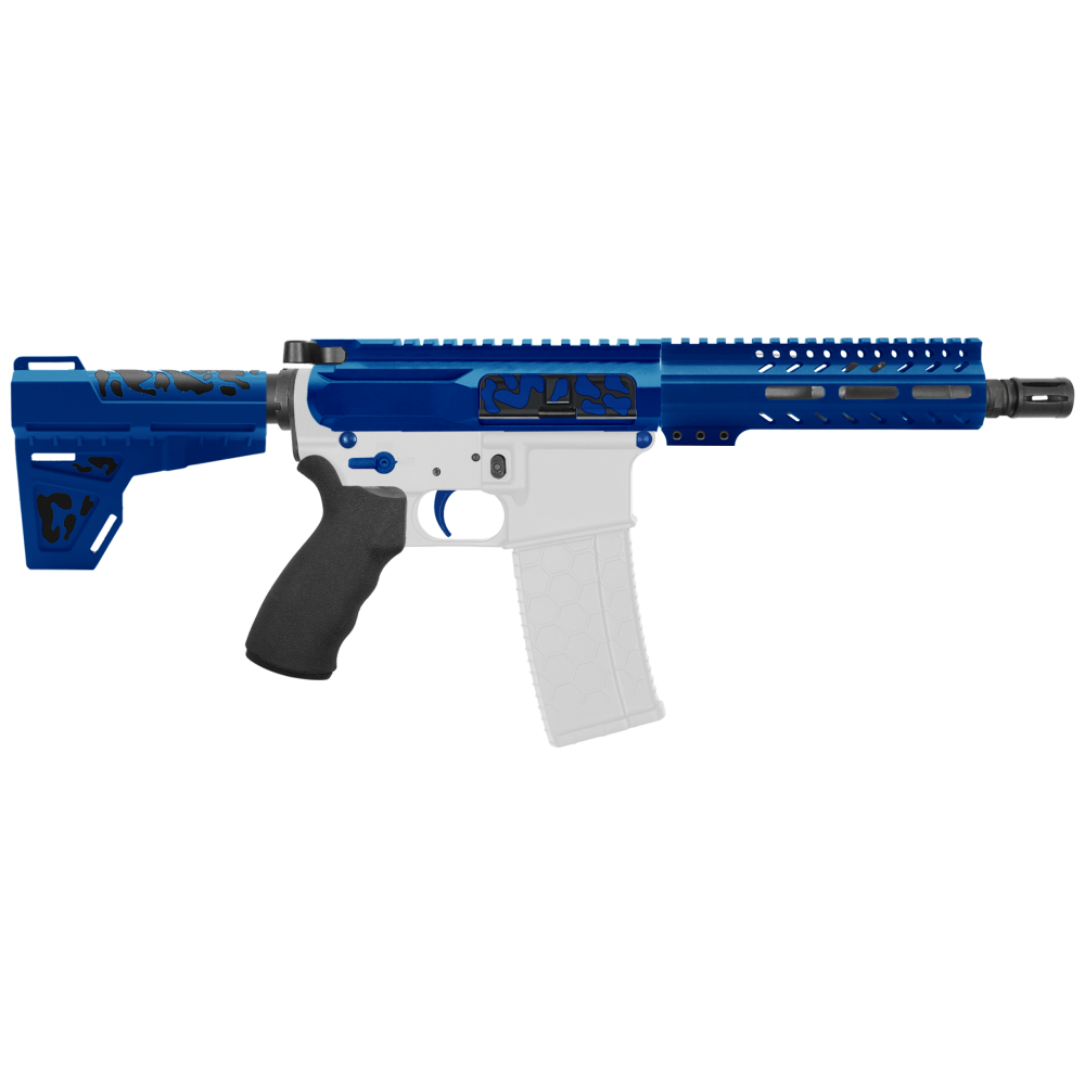 AR-15 .223/5.56 7" BARREL W/ 7'' HANDGUARD | ''BLU CAM-FSSM7'' PISTOL KIT