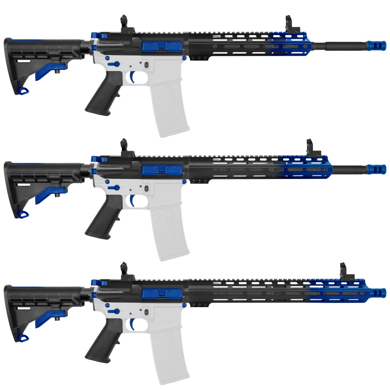AR-15 .223/5.56 16" BARREL W/ HANDGUARD SIZE OPTION | ''BLU GRA'' CARBINE KIT AR-15 .223/5.56 16" BARREL W/ HANDGUARD SIZE OPTION | ''BLU GRA'' CARBINE KIT