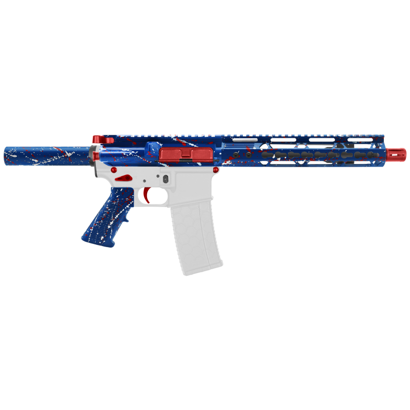 AR-15 .223/5.56 10" Barrel W/ 10'' Handguard | ''BLU-RW-SPLATTER'' Pistol Kit AR-15 .223/5.56 10" Barrel W/ 10'' Handguard | ''BLU-RW-SPLATTER'' Pistol Kit