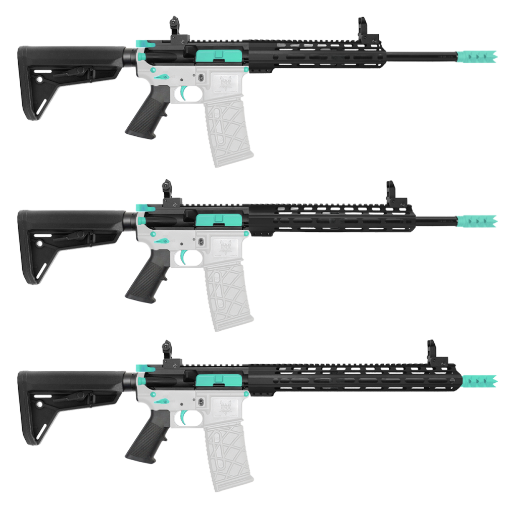 AR-15 .223/5.56 16" Barrel W/ Handguard Length Options| ''CYAN'' Carbine Kit