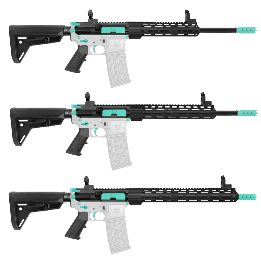 AR-15 .223/5.56 16" Barrel W/ Handguard Length Options| ''CYAN'' Carbine Kit