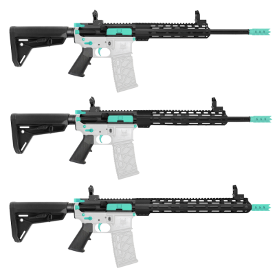 AR-15 .223/5.56 16" Barrel W/ Handguard Length Options| ''CYAN'' Carbine Kit