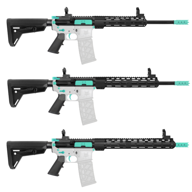 AR-15 .223/5.56 16" Barrel W/ Handguard Length Options| ''CYAN'' Carbine Kit
