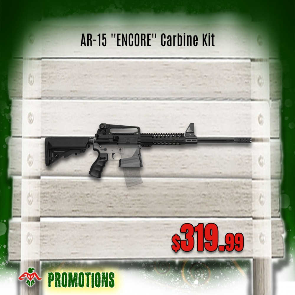 AR-15 .223/5.56 16" Barrel W/ 7" Free Float Handguard option | ''ENCORE'' Carbine Kit