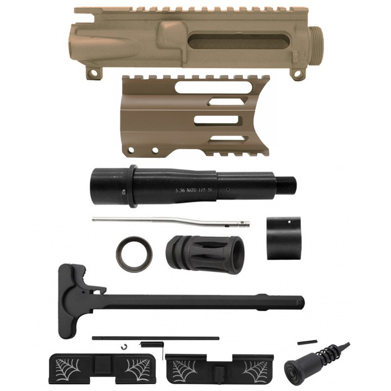 AR-15 .223/5.56 5" Barrel 4" Handguard M Lok| ''FALCON'' Pistol Kit AR-15 .223/5.56 5" Barrel 4" Handguard M Lok| ''FALCON'' Pistol Kit